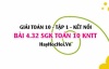 Bài 4.32 SGK Toán 10 tập 1 Kết nối tri thức